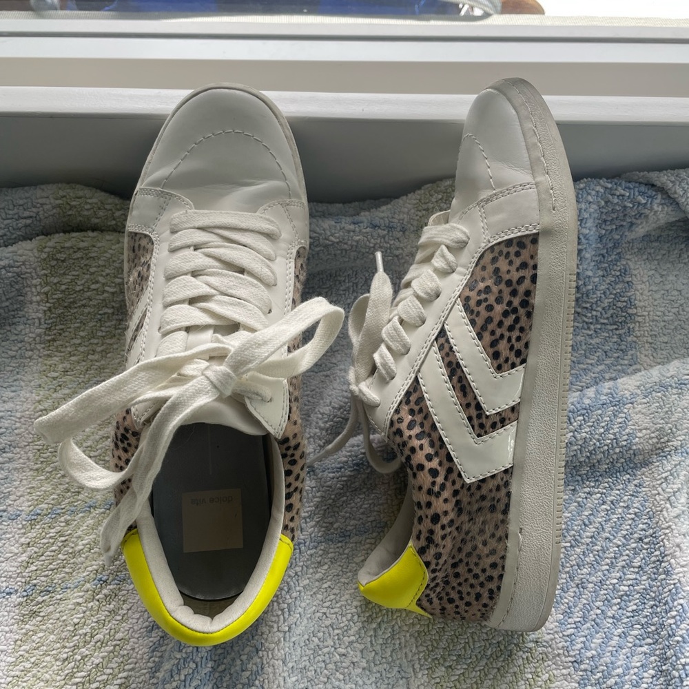 Dolce Vita Cheetah and Neon Sneakers